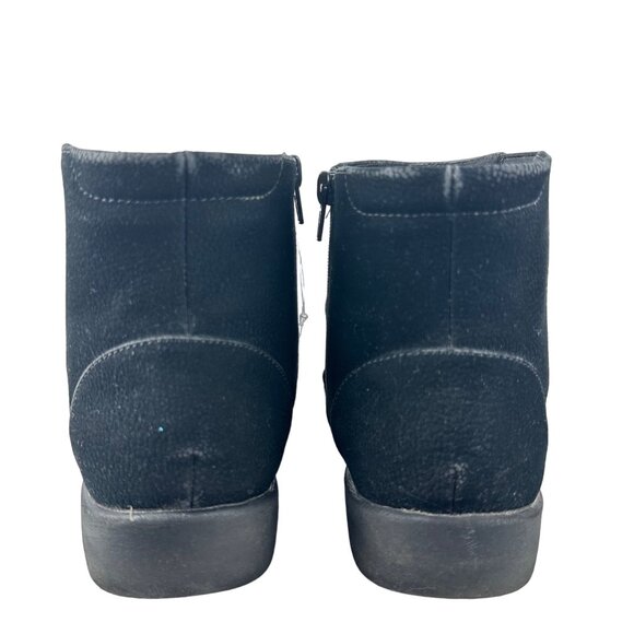 Cloudsteppers by Clark Womens 11 Sillian Rima Black Ankle Boots Cushion Soft - Picture 3 of 11